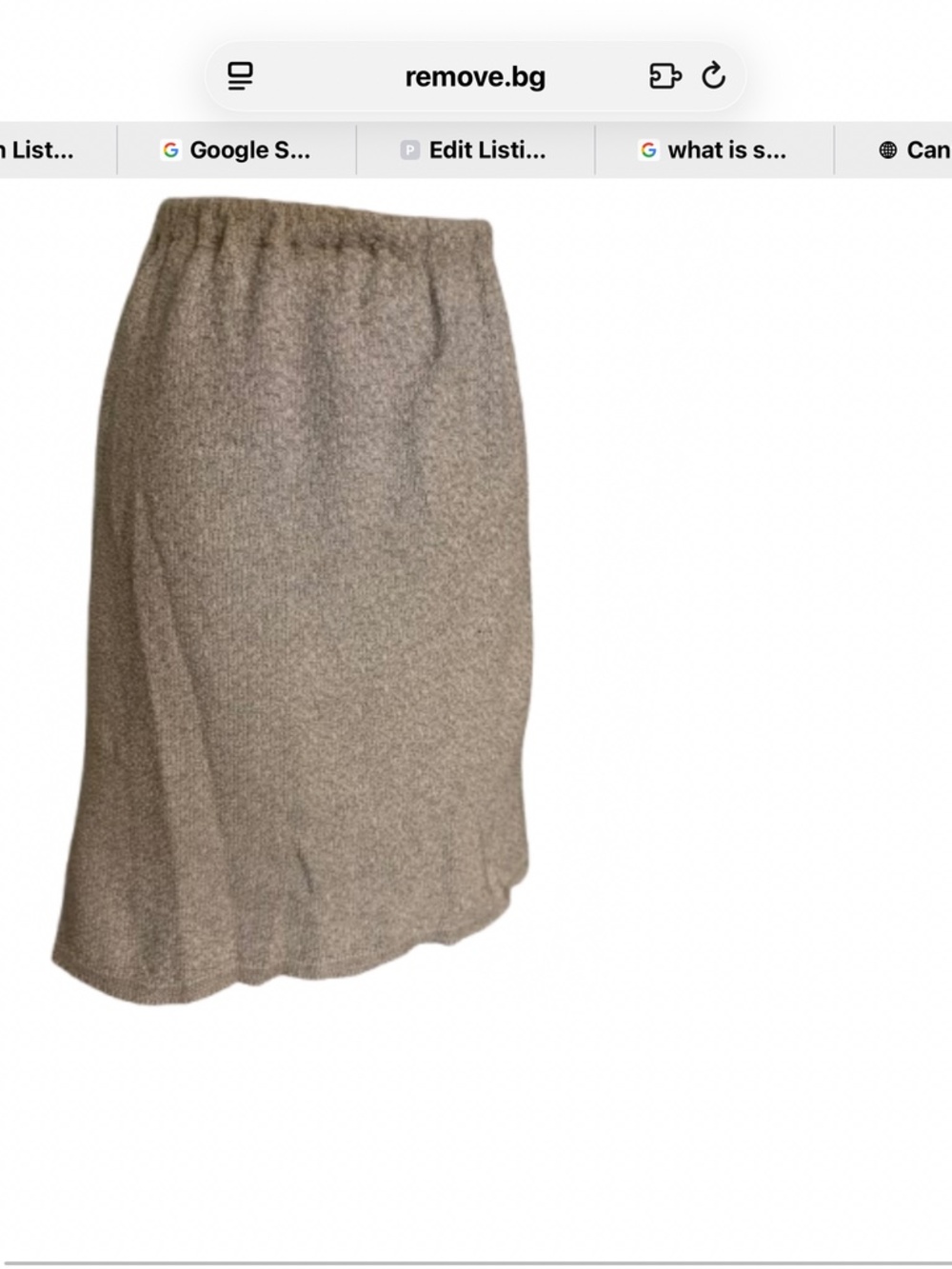 VINTAGE KNIT  MINI SKIRT, 80s, size M - Picture 10 of 10